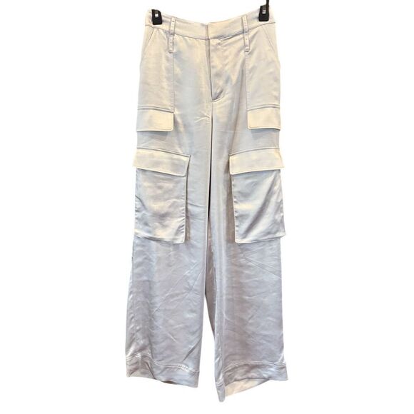 Catherine Gee Cargo Pant in Silver NWT Size 2 - Picture 6 of 10
